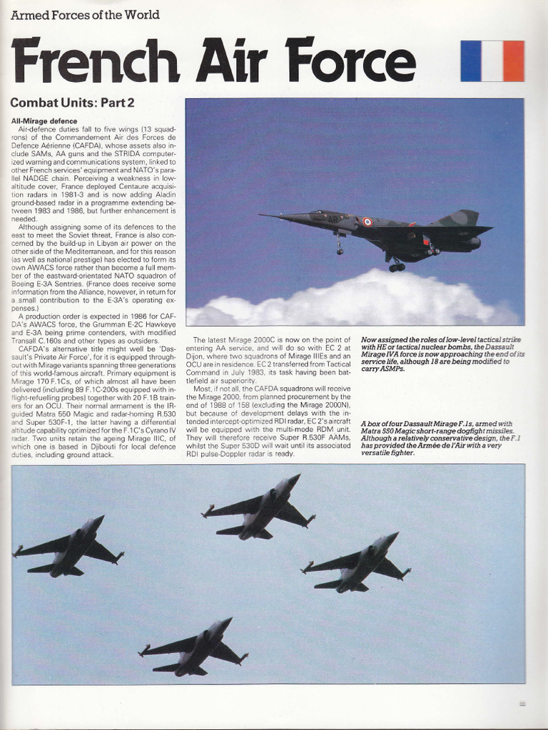 AFW - French Air Force - Combat Units Part 2 | PDF