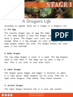 A Dragons Life Stage 1 Comprehension - Comprehension Pack