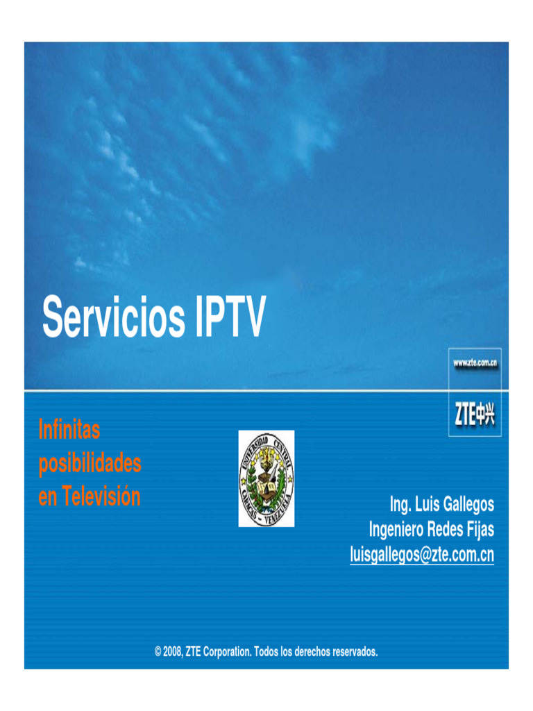 IPTV Servicios | PDF | Vídeo a la carta | Internet