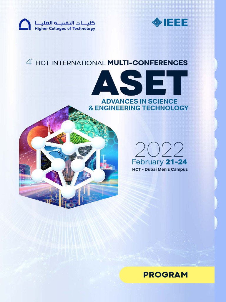 ASET Conference 2022 Program Overview | PDF | United Arab Emirates ...