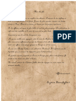 Lettre Eugene Beausejour