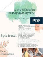 Formy Organizacyjne Khrystyna Chaika