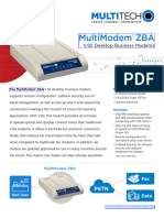 Multitech MT9234ZBA Datasheet