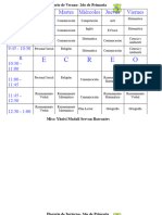 HORARIO - 2do Paula Frassinetti