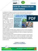 Señalizacion en Trabajos en Carreteras: "Si Amas A Tu Familia Trabaja Con Seguridad"