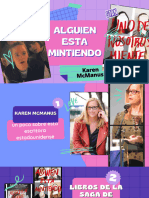 Presentación Divertida Fandom Collage Cinco Veces Estaba Enamorado Morado y Rosa