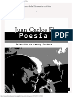 Juan Carlos Flores Poesía - Museo de La Disidencia en Cuba