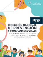 Guía para La Atención Psicosocial en Centros Escolares. Licda. Mayte