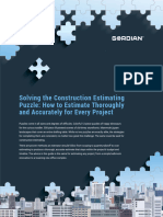 Solving Construction Estimating Puzzle - Guide 1