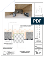 Detalle: Aislamiento Acústico: Paredes Externas