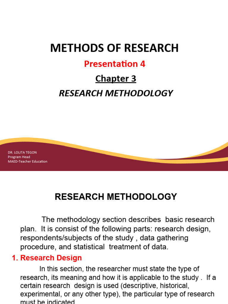 Research Methodology Overview | PDF | Methodology | Statistics