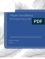 Thayer Consultancy Monthly Report 2 February 2024