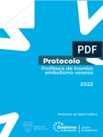 Protocolo para Profilaxis de Tromboembolismo Venoso 2022