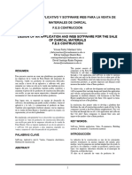 C1 - Design of An Application and Web Sotfware For The Sale of Chircal Materials