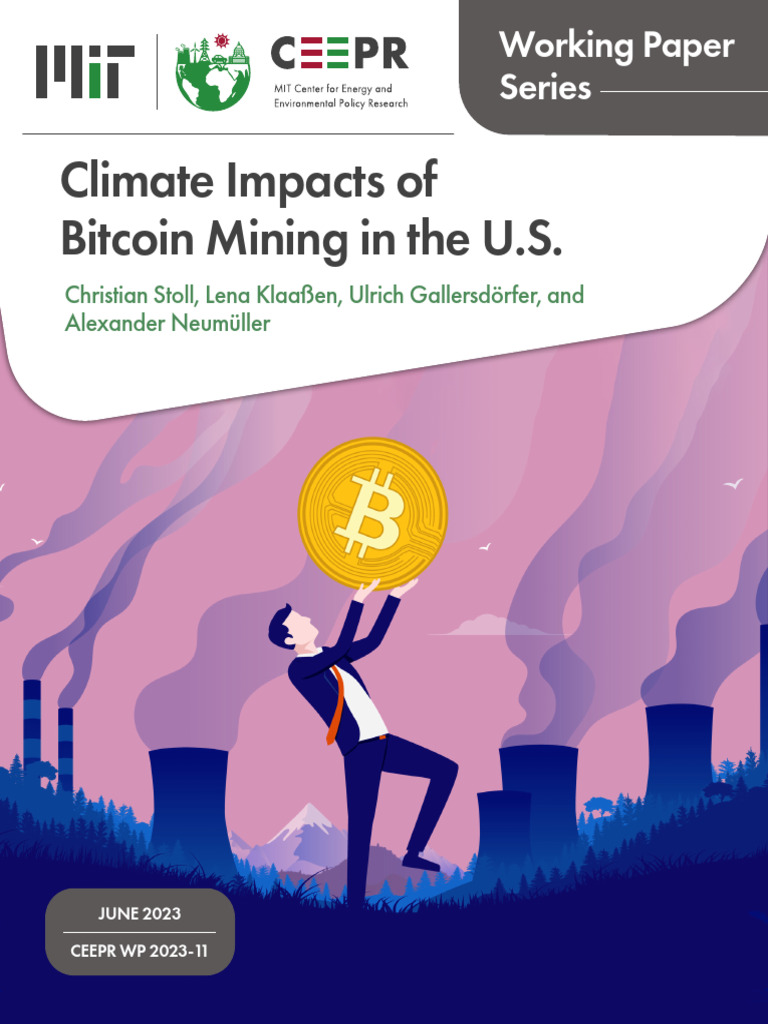 Climate Impacts of Bitcoin Mining in The US | PDF | Cryptocurrency ...