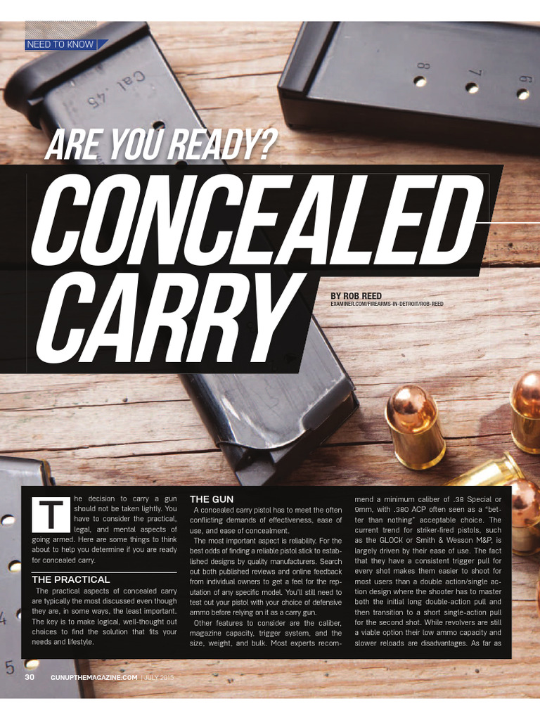 Essential Guide to Concealed Carry | PDF