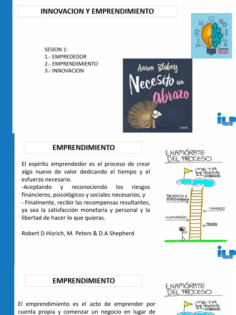 Innovacion Y Emprendimiento S 1 Pdf Iniciativa Empresarial Innovación