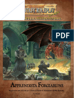 WFRP Carriera Apprendista Forgiarune