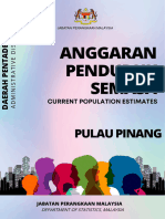 Anggaran Penduduk Semasa Daerah Pentadbiran Pulau Pinang 2022