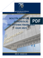 07 Boletín Mensual de Estadísticas Julio 2021