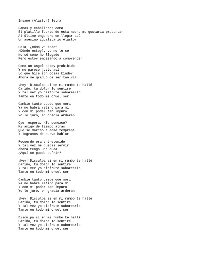 Letra de 