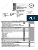 Business Income Tax Declaration