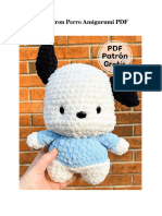 Pochacco Patron Perro Amigurumi PDF Gratis