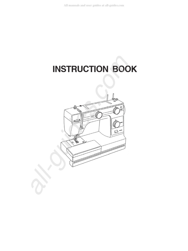 Necchi HD22 Sewing Machine Instruction Manual PDF Sewing Machine
