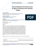 Convolutional Neural Networks For Breast Cancer Detection Using Regions of Interest From Infrared Images