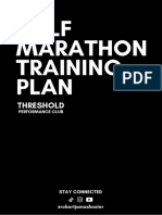 Threshold Performance Club Half Marathon Training Plan