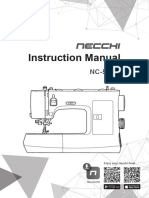 Necchi NC59QD Sewing Machine Instruction Manual