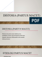 Distosia (Partus Macet)