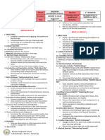 Grades 6 Daily Lesson Log: August 29, 2023 Tuesday Mathematics 6