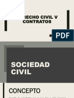 Derecho Civil v. Contrato de Sociedad Civil. 2024