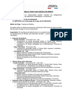 PROCEDIMIENTO PARA HABILITAR WEB DE PAGO y APP TE PLUSPAGOS