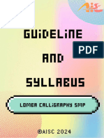 (Akhwat) GUIDELINE AND SYLLABUS CALLIGRAPHY SMP