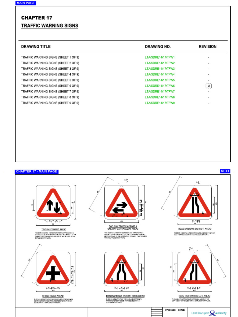 Standard Detail For Singages Part 2 | PDF