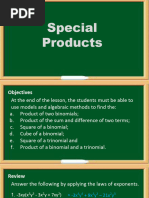 MATHEMATICS8 - QUARTER 1 MODULE 1 - Special Products | PDF ...