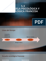 5.3 La Escuela Psicológica Y Sociológica Francesa