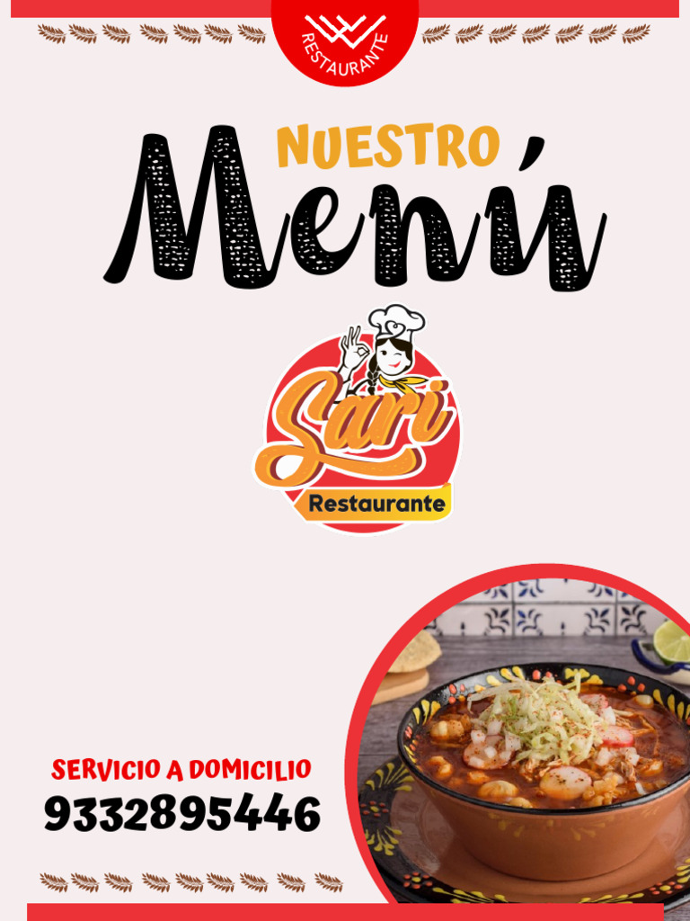Menu Sari | PDF | Cocina latinoamericana | Carne