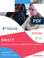 Droit Licences 2023 24