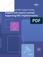 The World Bank NDC Support Facility Impacts and Lessons Learned Supporting NDC Implementation