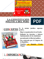 Tema 1 - La Constitución Política Del Perú - Civica 2º Ib