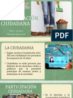 Tema 2 - La Participación Ciudadana - Civica 2º Iiib