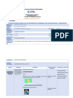 Modelo de Plan de Clases de Educación Inicial