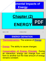 Chapter (2) - Energy