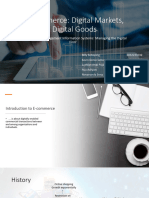 Tim 5 - E-Commerce Digital Markets, Digital Goods