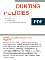 Presentation On Accounting Policies-1
