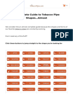 50+ Amazing Tobacco Pipe Shapes Explained - (Infographic)