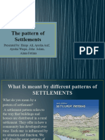 The Pattern of Settlements